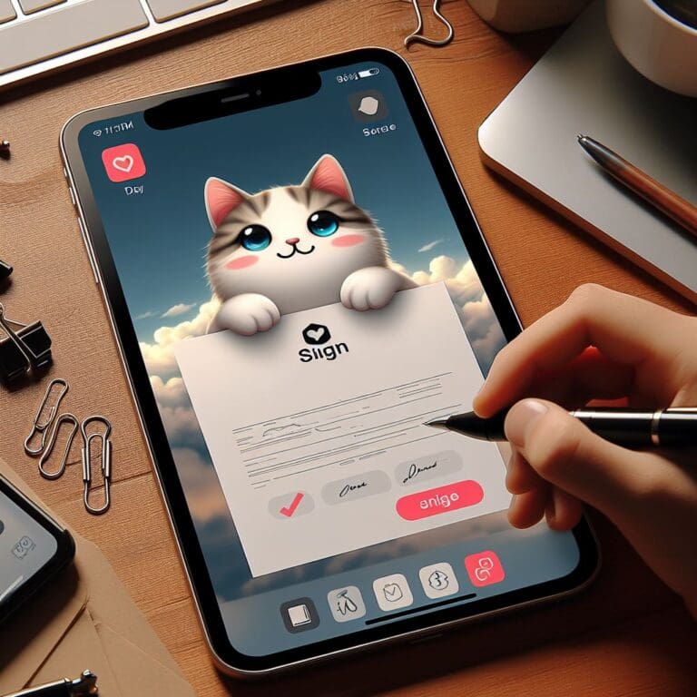 Signer PDF iPhone ou Mac