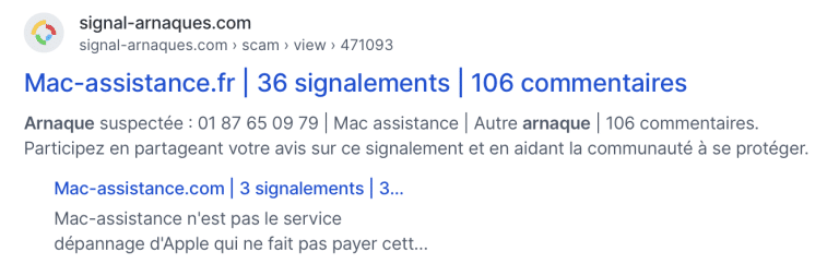 attention aux arnaques