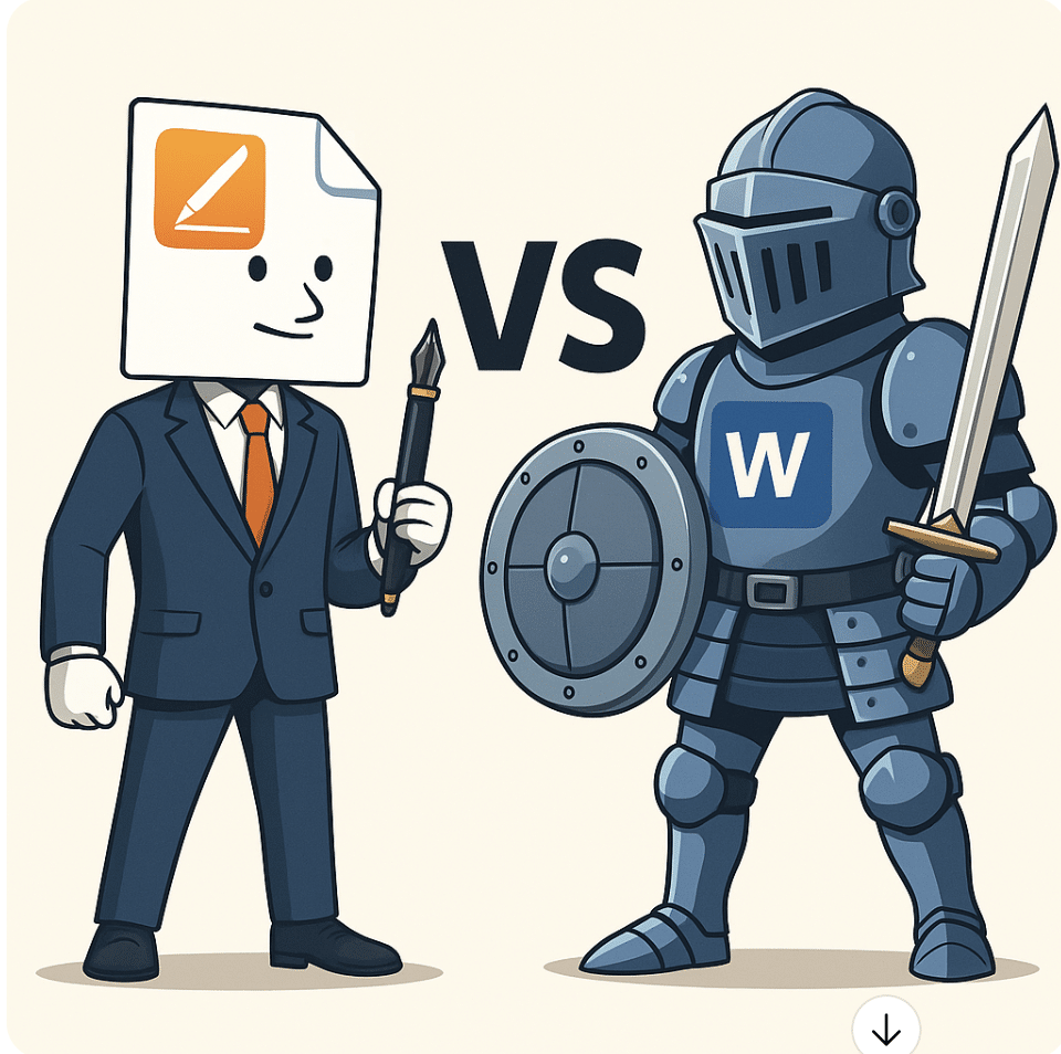 remplacer Word par Pages