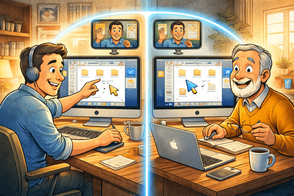 le partage d'écran sur Mac avec iMessages