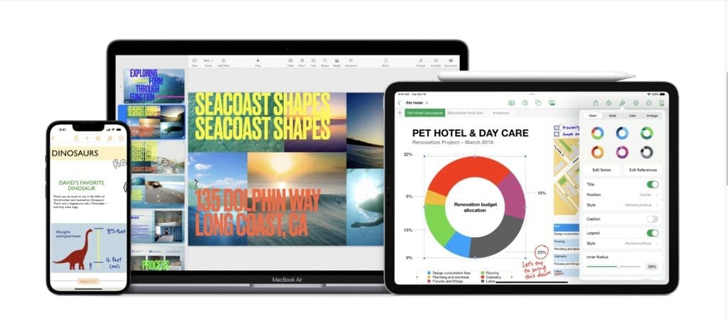 iWork d'Apple