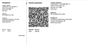 Fabriquer facture code QR