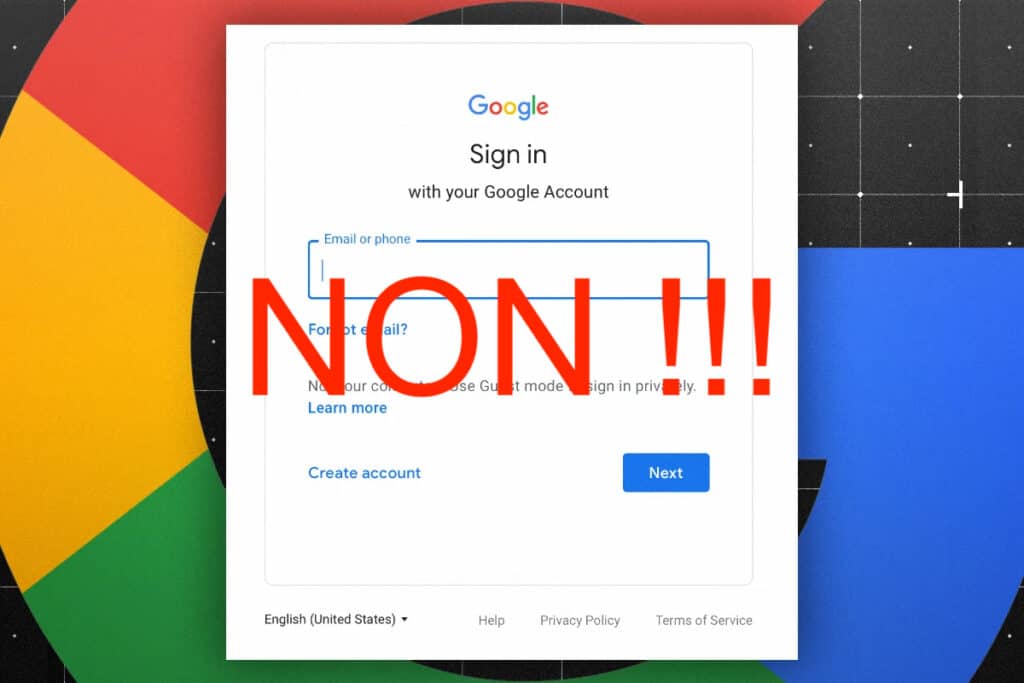 Non aux intrusions de google dans votre vie privée