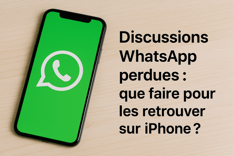 Comment retrouver mes discussions WhatsApp