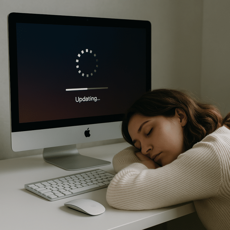 Mac bloqué pendant une mise à jour