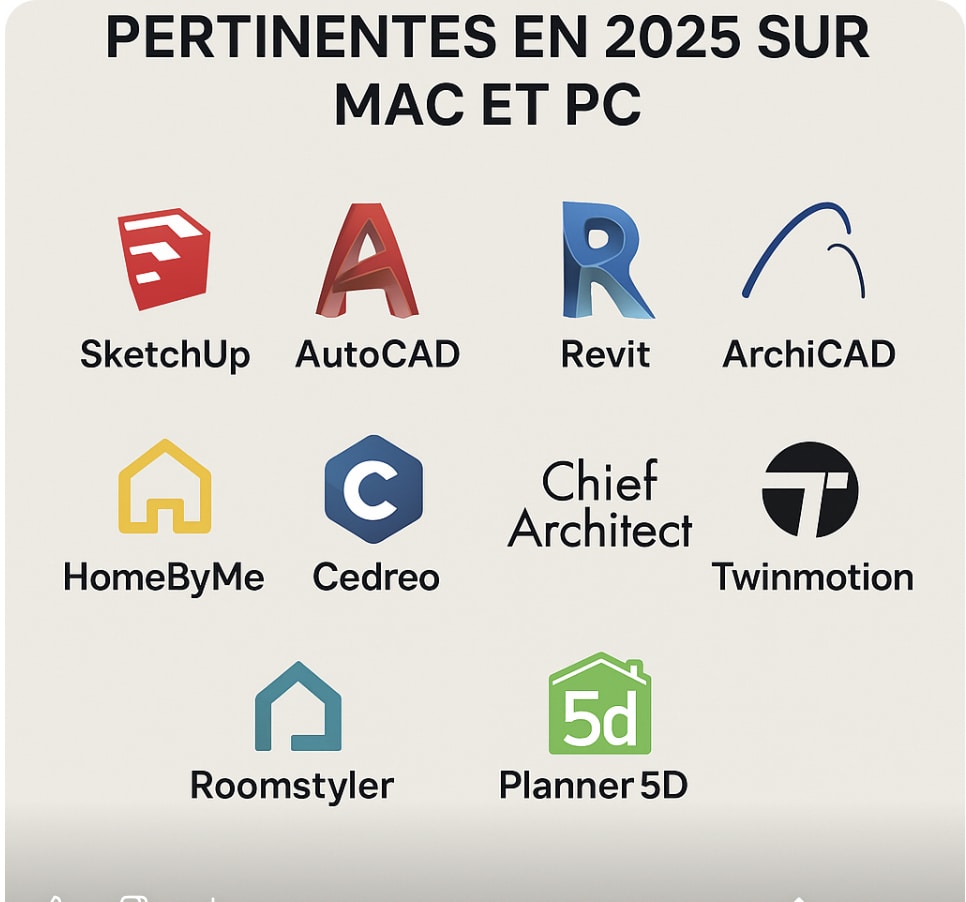 applications architecture intérieure 2025