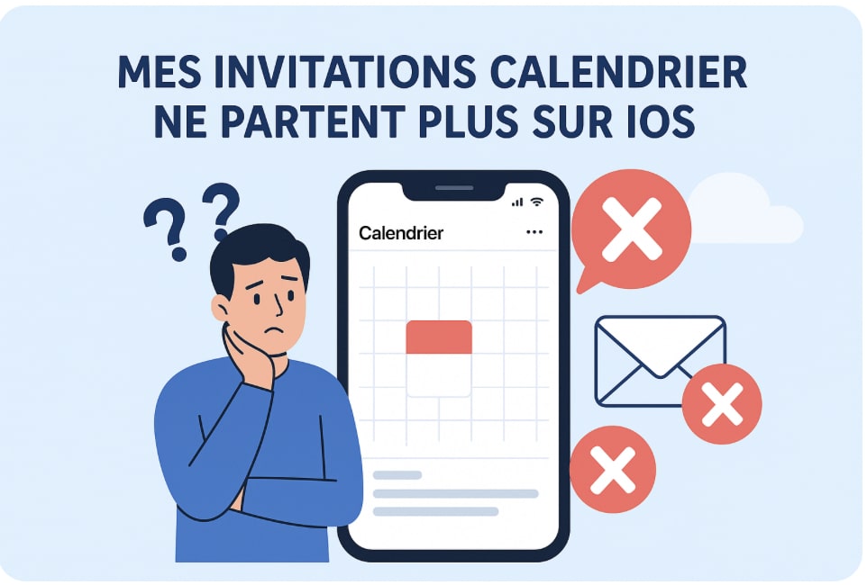 invitations IOS arrivent pas