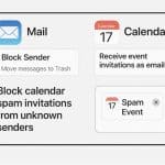 bloquer invitations calendriers IOS Mac