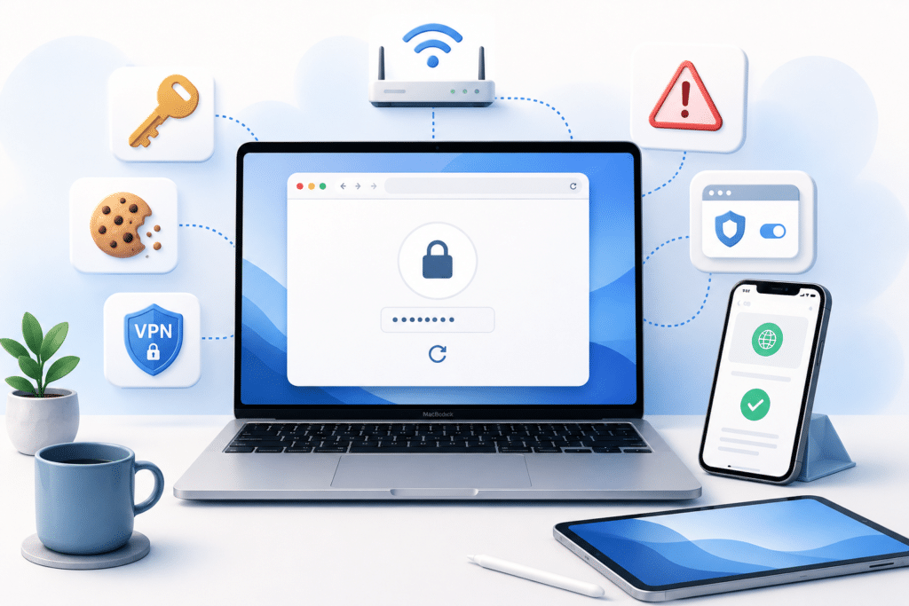 problèmes accès sites web