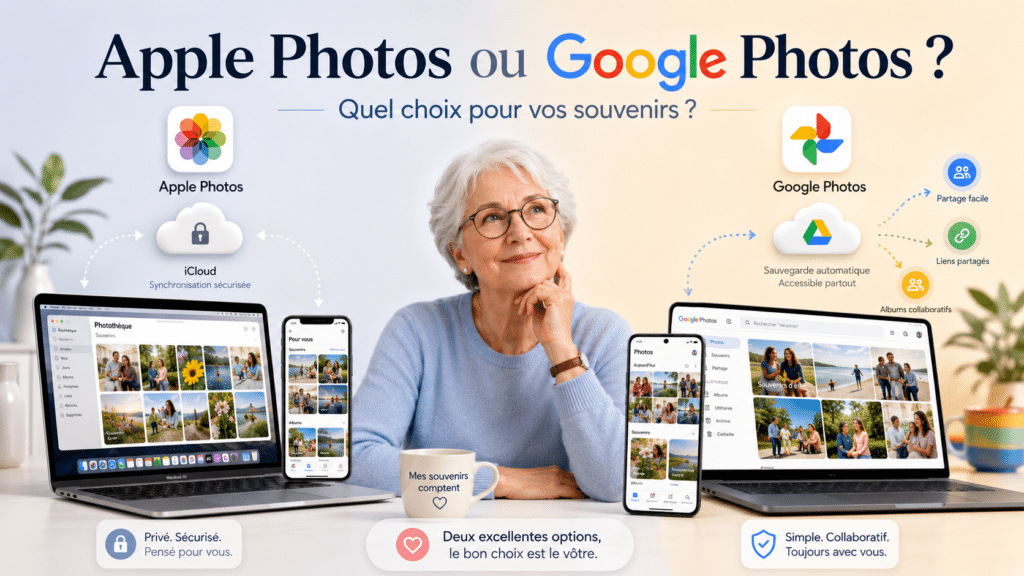 apple photos ou Google Photos