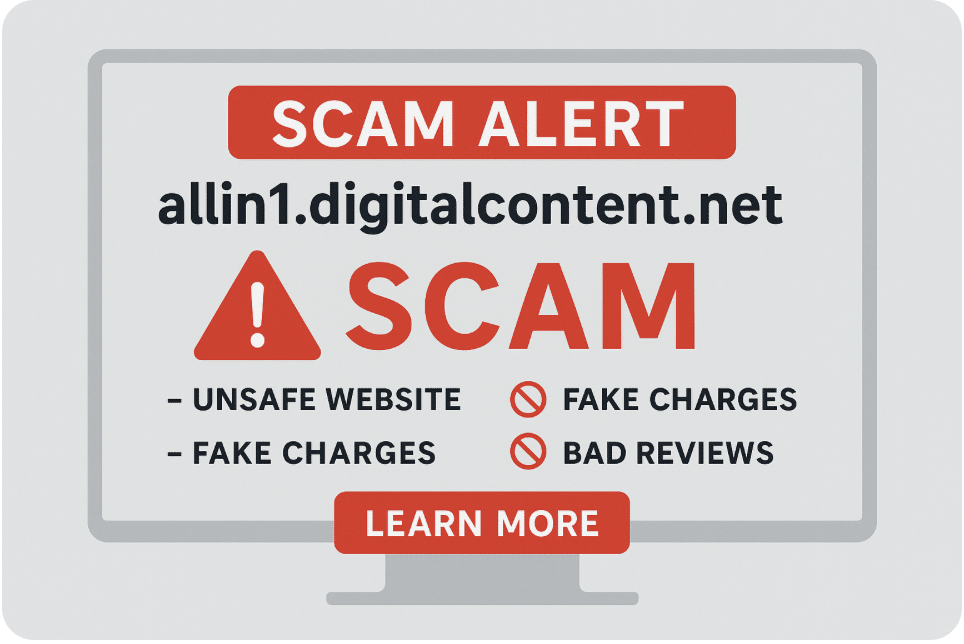 allin1-digitalcontent.net est une arnaque
