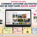 Afficher les photos qui ne sont dans aucun album dans Photos sur Mac