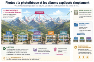 Trier et organiser les albums Photos sur Mac