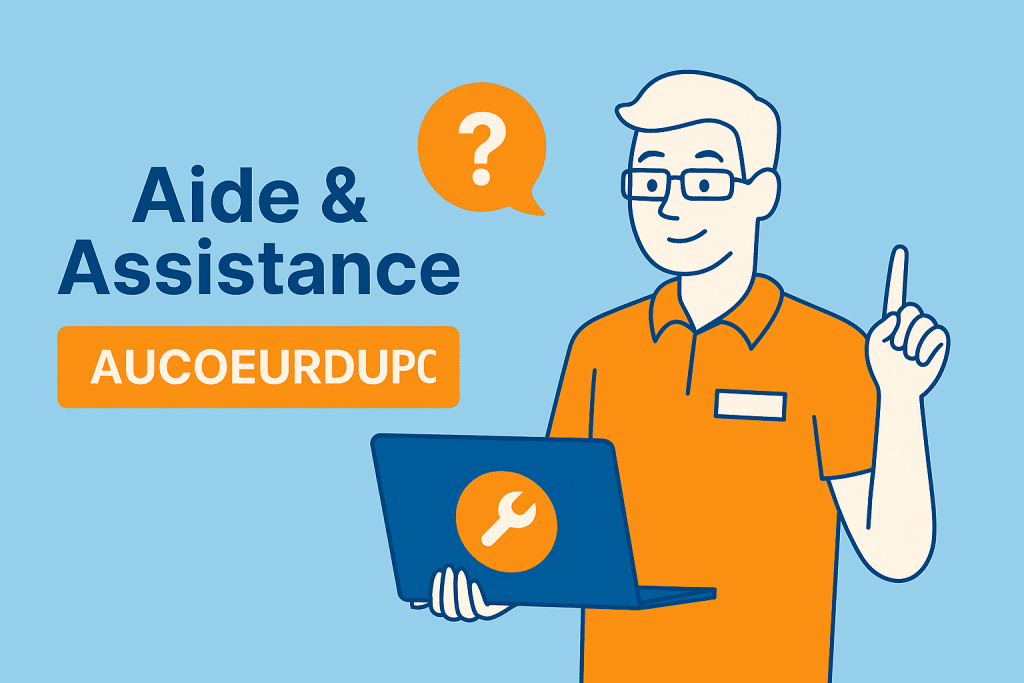 Dépannage assistance PC windows pour seniors