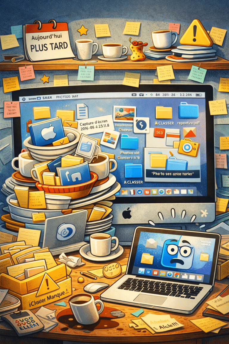 Le Bureau du Mac n’est pas un espace de stockage