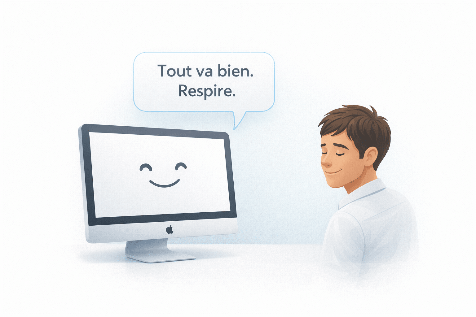 Utilisateur rassuré face à un problème iCloud sur Mac