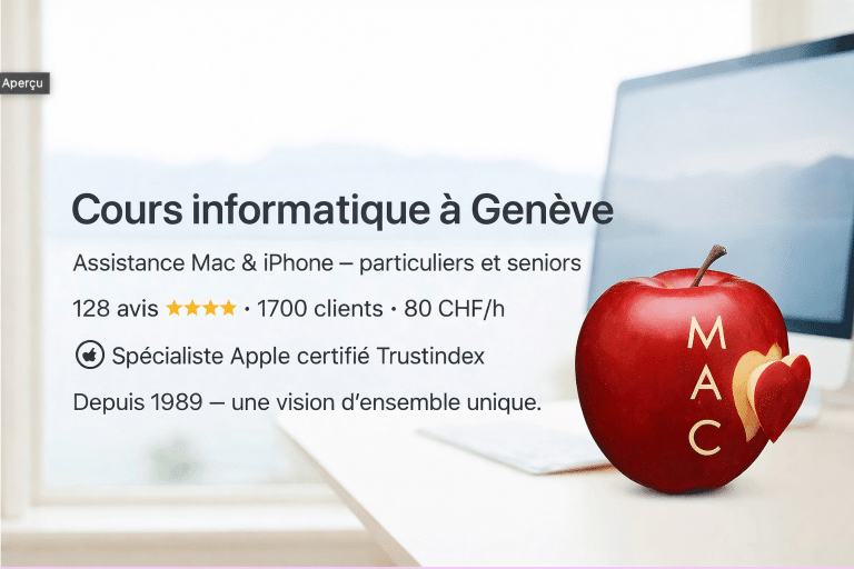 Cours informatique Genève