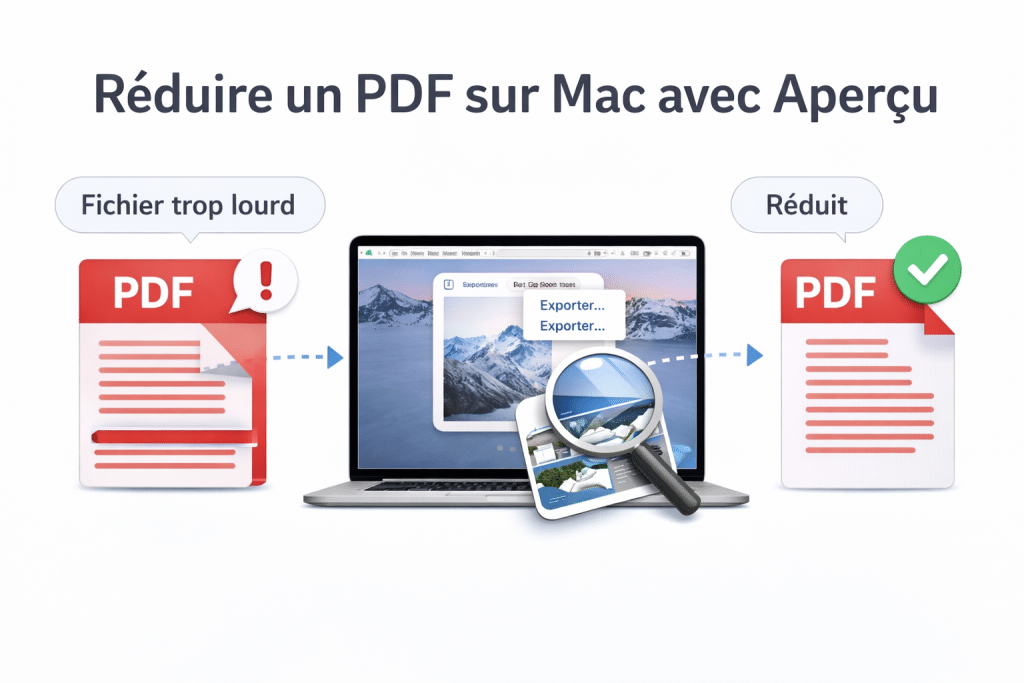 Réduire un PDF sur Mac avec Aperçu