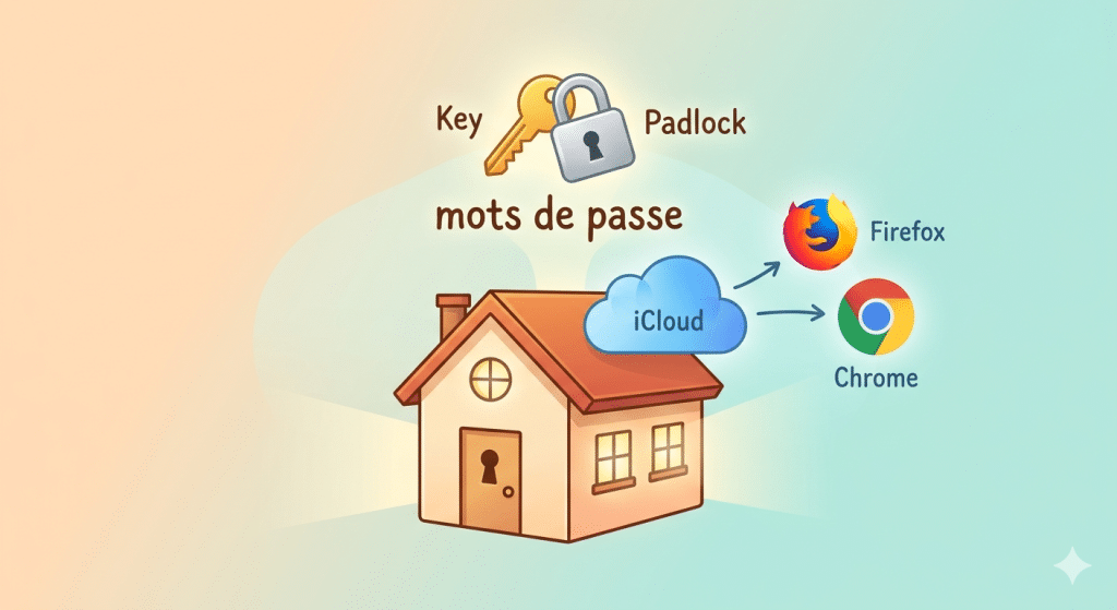 trousseau iCloud firefox Chrome