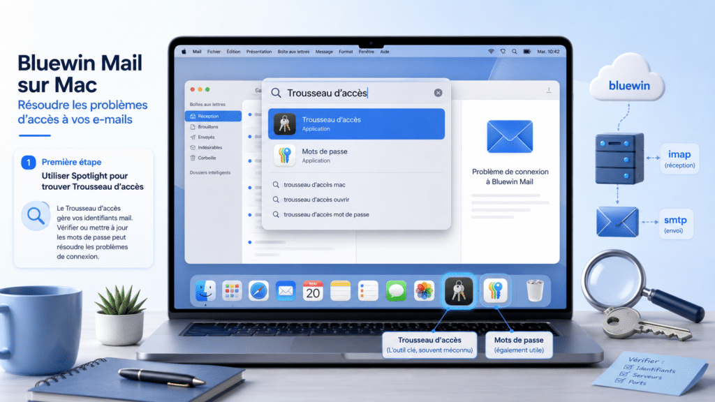 mails swisscom bluewin sur Mac