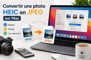 convertir photo HEIC en JPEG sur Mac