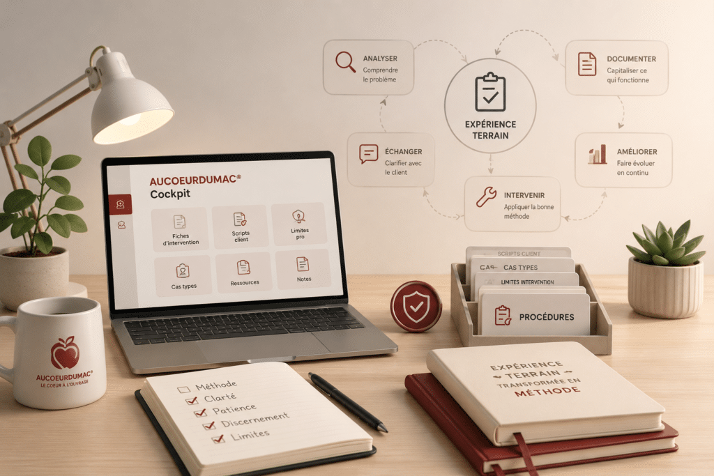 espace de travail organisé et moderne