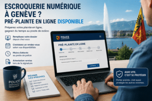 Pré-plainte en ligne à Genève après une escroquerie numérique
