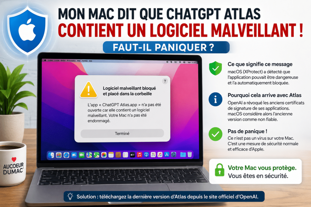 atlas for ChatGPT fichier malveillant ?