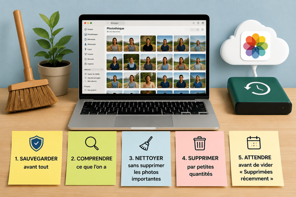Faire le ménage dans Photos sur Mac sans perdre ses souvenirs